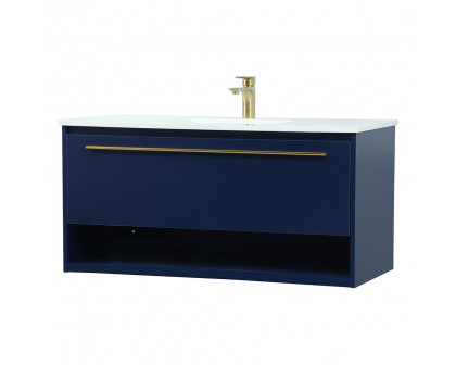 Elegant Bathroom Vanity - Blue (VF43540MBL)