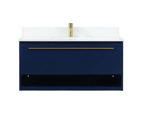 Elegant Bathroom Vanity - Blue (VF43540MBL-BS)