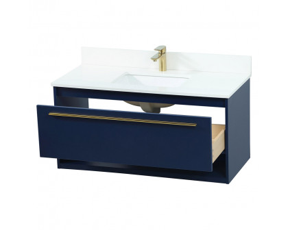 Elegant Bathroom Vanity - Blue (VF43540MBL-BS)