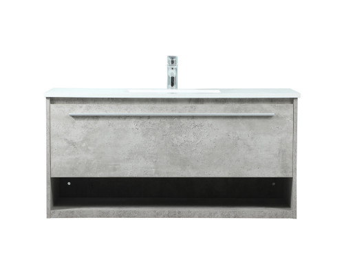 Elegant Bathroom Vanity - Concrete Gray (VF43540MCG)