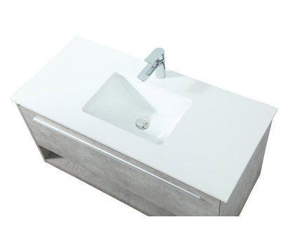 Elegant Bathroom Vanity - Concrete Gray (VF43540MCG)