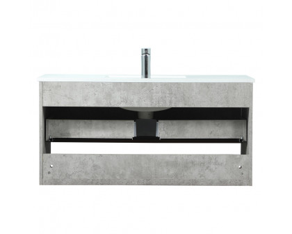 Elegant Bathroom Vanity - Concrete Gray (VF43540MCG)