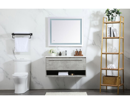 Elegant Bathroom Vanity - Concrete Gray (VF43540MCG)