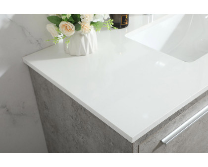 Elegant Bathroom Vanity - Concrete Gray (VF43540MCG)