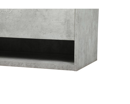 Elegant Bathroom Vanity - Concrete Gray (VF43540MCG-BS)