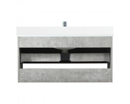 Elegant Bathroom Vanity - Concrete Gray (VF43540MCG-BS)