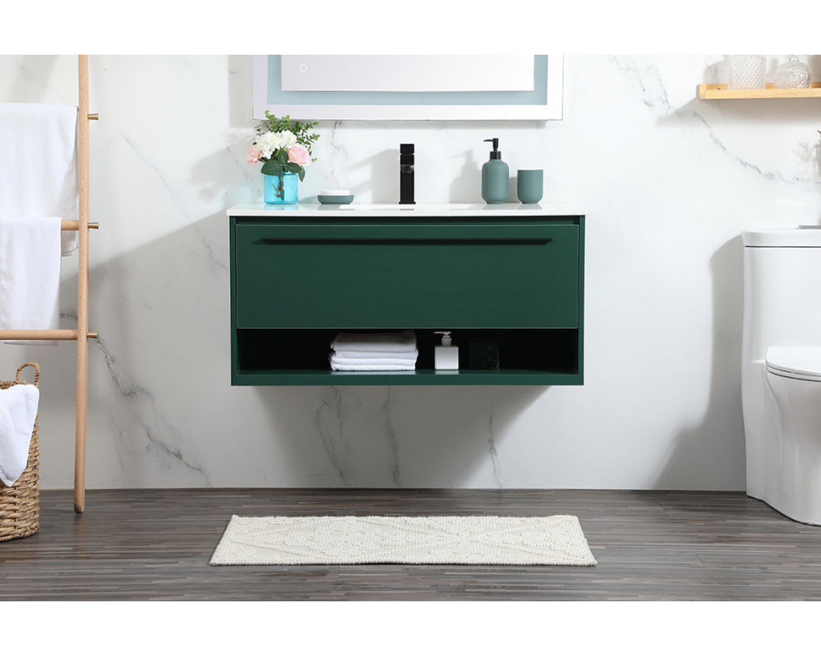 Elegant Bathroom Vanity - Green (VF43540MGN)