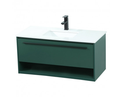 Elegant Bathroom Vanity - Green (VF43540MGN)