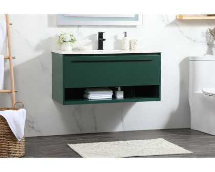 Elegant Bathroom Vanity - Green (VF43540MGN-BS)