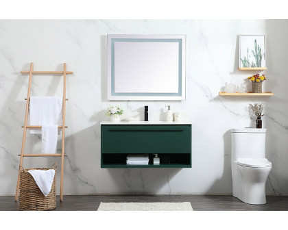 Elegant Bathroom Vanity - Green (VF43540MGN-BS)