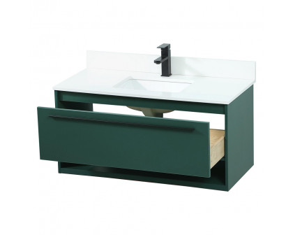 Elegant Bathroom Vanity - Green (VF43540MGN-BS)