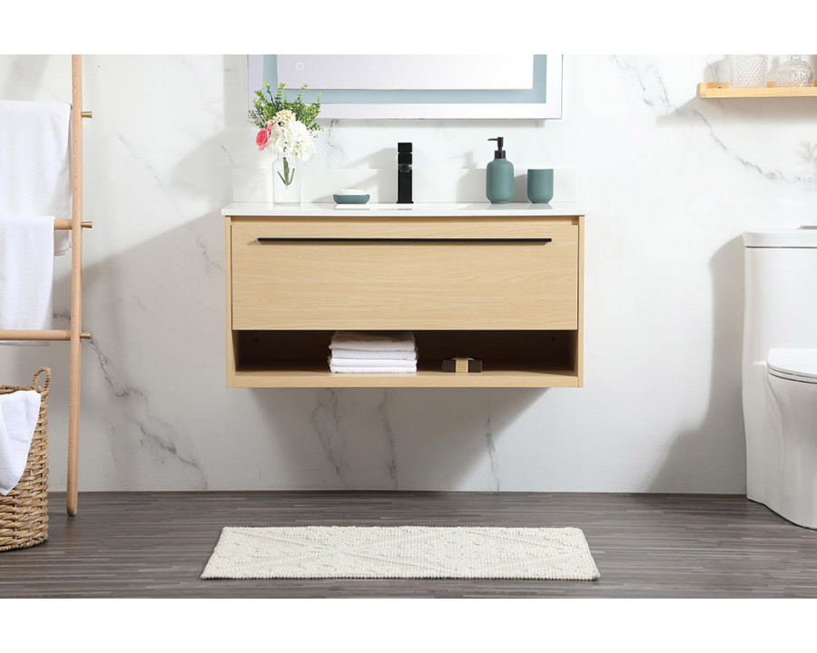 Elegant Bathroom Vanity - Maple (VF43540MMP-BS)