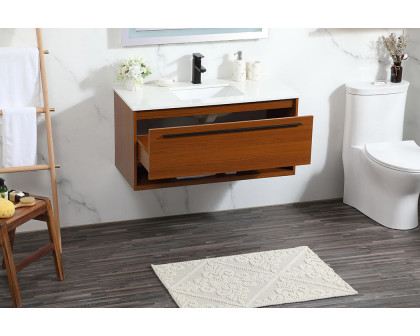 Elegant Bathroom Vanity - Teak (VF43540MTK)