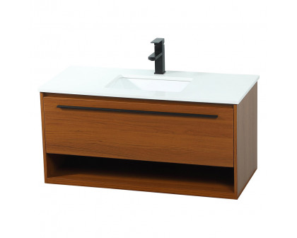 Elegant Bathroom Vanity - Teak (VF43540MTK)