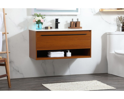 Elegant Bathroom Vanity - Teak (VF43540MTK-BS)