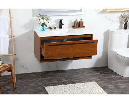 Elegant Bathroom Vanity - Teak (VF43540MTK-BS)