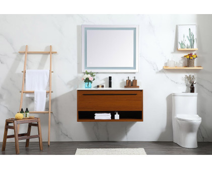 Elegant Bathroom Vanity - Teak (VF43540MTK-BS)