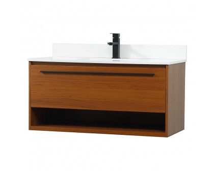 Elegant Bathroom Vanity - Teak (VF43540MTK-BS)