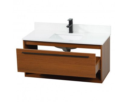 Elegant Bathroom Vanity - Teak (VF43540MTK-BS)