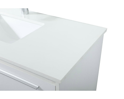 Elegant Bathroom Vanity - White (VF43540MWH)