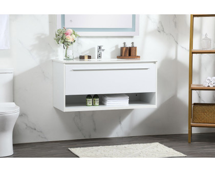 Elegant Bathroom Vanity - White (VF43540MWH)