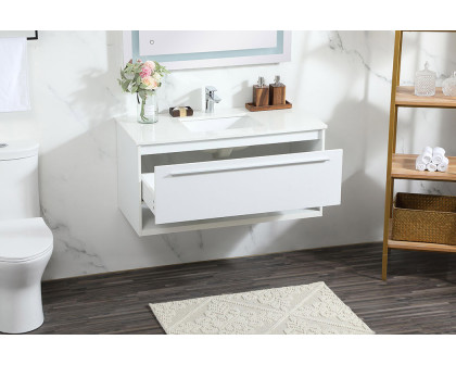 Elegant Bathroom Vanity - White (VF43540MWH)