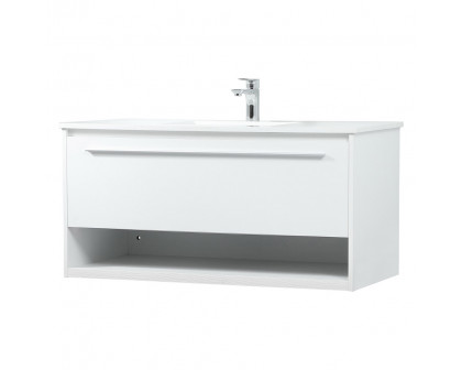 Elegant Bathroom Vanity - White (VF43540MWH)