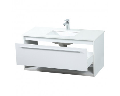 Elegant Bathroom Vanity - White (VF43540MWH)