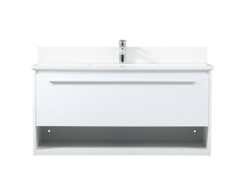 Elegant Bathroom Vanity - White (VF43540MWH-BS)