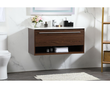 Elegant Bathroom Vanity - Walnut (VF43540MWT)