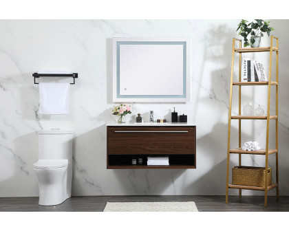 Elegant Bathroom Vanity - Walnut (VF43540MWT)