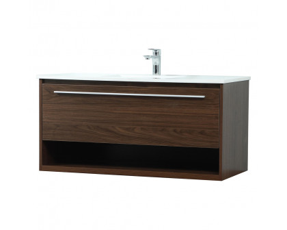 Elegant Bathroom Vanity - Walnut (VF43540MWT)