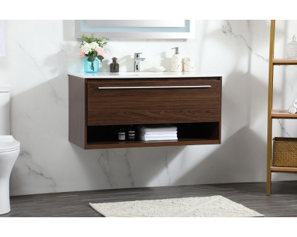 Elegant Bathroom Vanity - Walnut (VF43540MWT-BS)