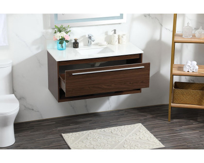 Elegant Bathroom Vanity - Walnut (VF43540MWT-BS)