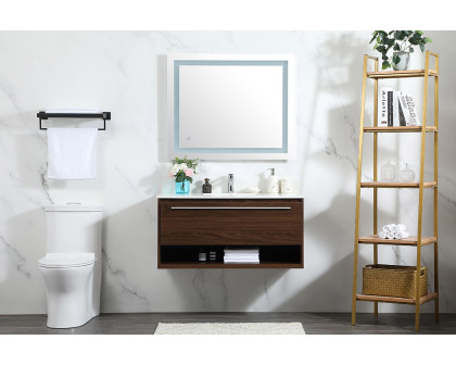 Elegant Bathroom Vanity - Walnut (VF43540MWT-BS)