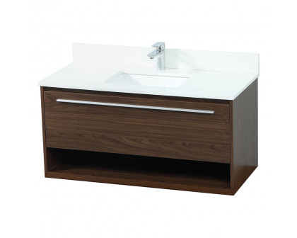 Elegant Bathroom Vanity - Walnut (VF43540MWT-BS)