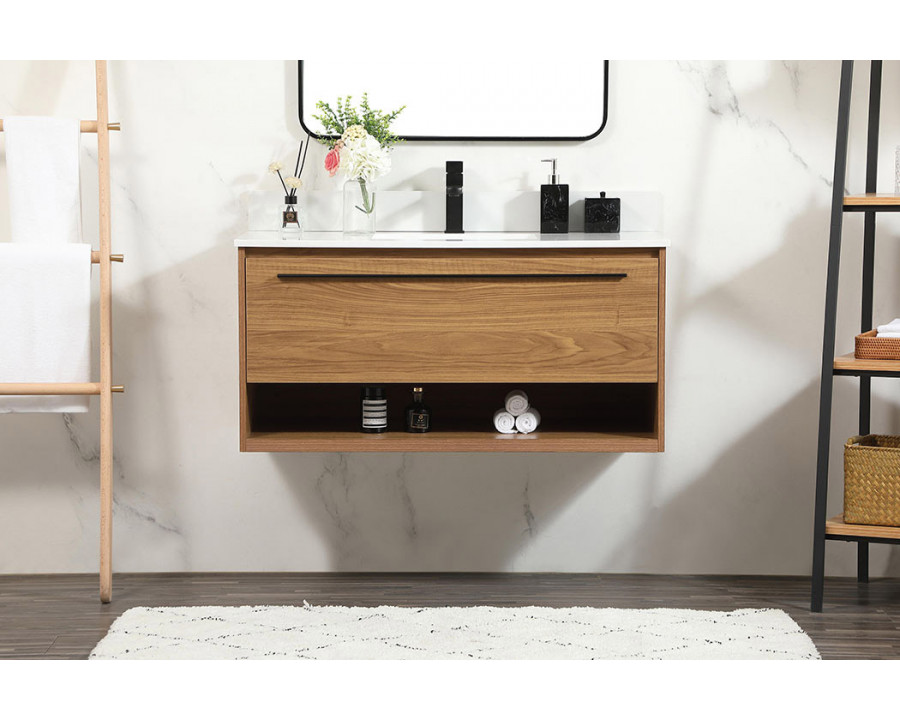 Elegant Bathroom Vanity - Walnut Brown (VF43540WB-BS)