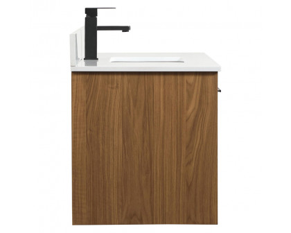 Elegant Bathroom Vanity - Walnut Brown (VF43540WB-BS)