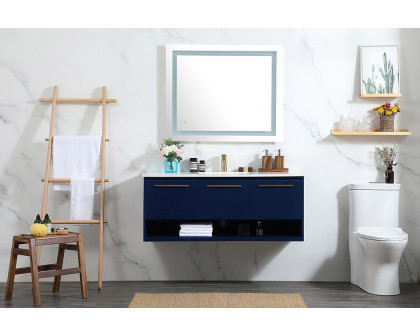 Elegant Bathroom Vanity - Blue (VF43548MBL)