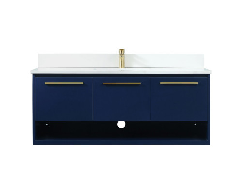 Elegant Bathroom Vanity - Blue (VF43548MBL-BS)