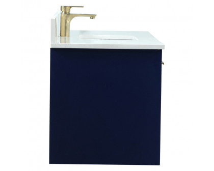 Elegant Bathroom Vanity - Blue (VF43548MBL-BS)