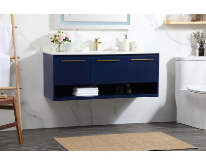 Elegant Bathroom Vanity - Blue (VF43548MBL-BS)