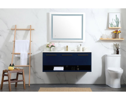 Elegant Bathroom Vanity - Blue (VF43548MBL-BS)