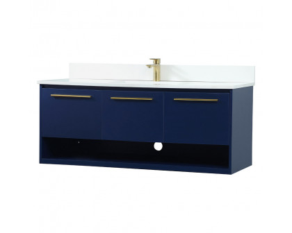 Elegant Bathroom Vanity - Blue (VF43548MBL-BS)