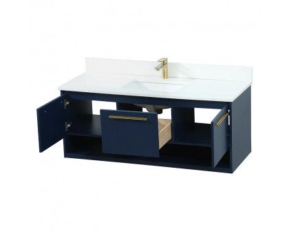 Elegant Bathroom Vanity - Blue (VF43548MBL-BS)