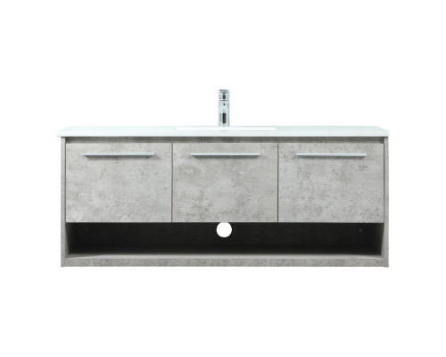 Elegant Bathroom Vanity - Concrete Gray (VF43548MCG)