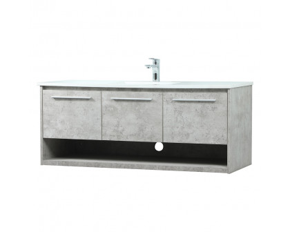 Elegant Bathroom Vanity - Concrete Gray (VF43548MCG)