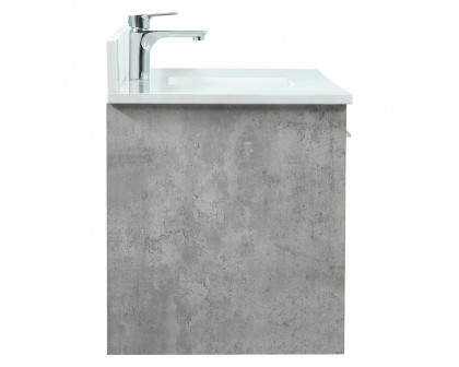 Elegant Bathroom Vanity - Concrete Gray (VF43548MCG-BS)