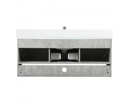 Elegant Bathroom Vanity - Concrete Gray (VF43548MCG-BS)