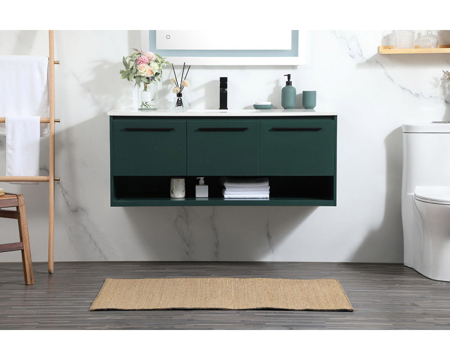 Elegant Bathroom Vanity - Green (VF43548MGN)